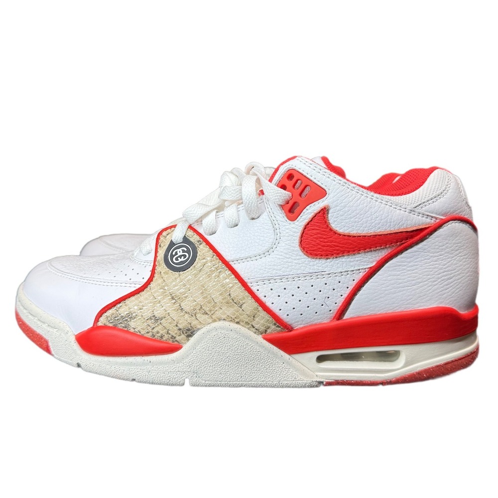 Nike Air Flight 89 Low SP Sample White Habanero Red Sail Size 9 RARE‎ - Picture 3 of 14